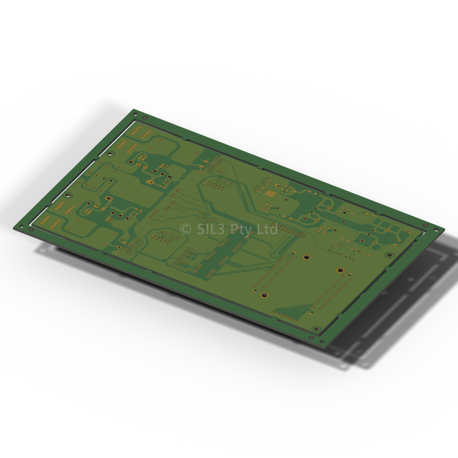 Bidirectional DC-DC Converter printed circuit board designed in-house