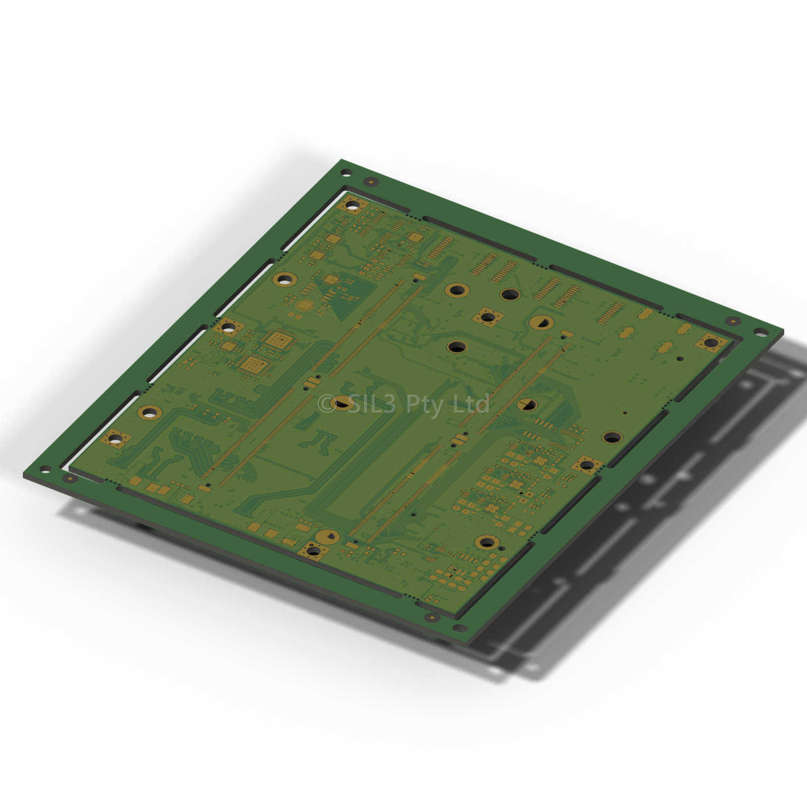 Control Computer Module printed circuit board designed in-house
