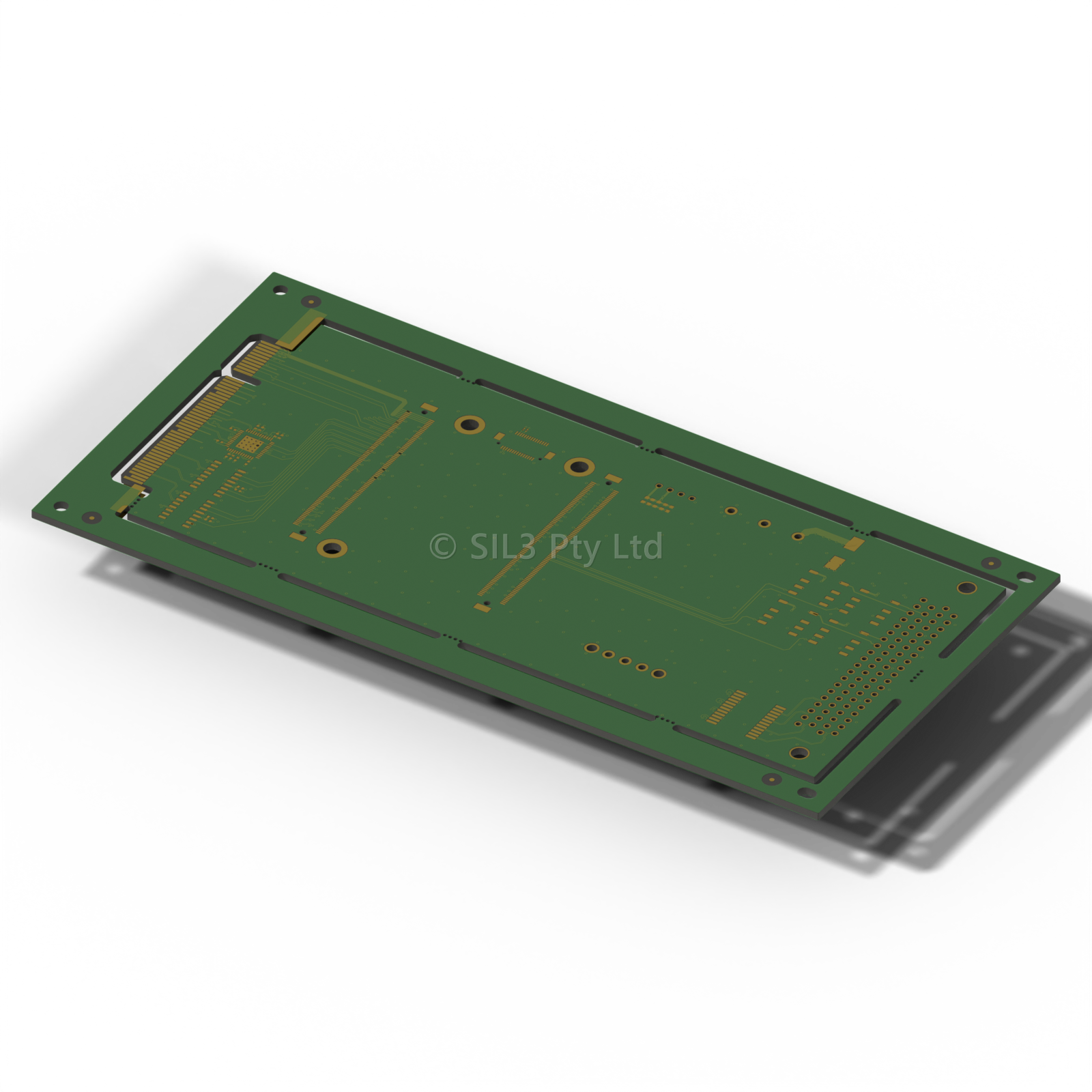 Data Acquisition Controller printed circuit board designed in-house