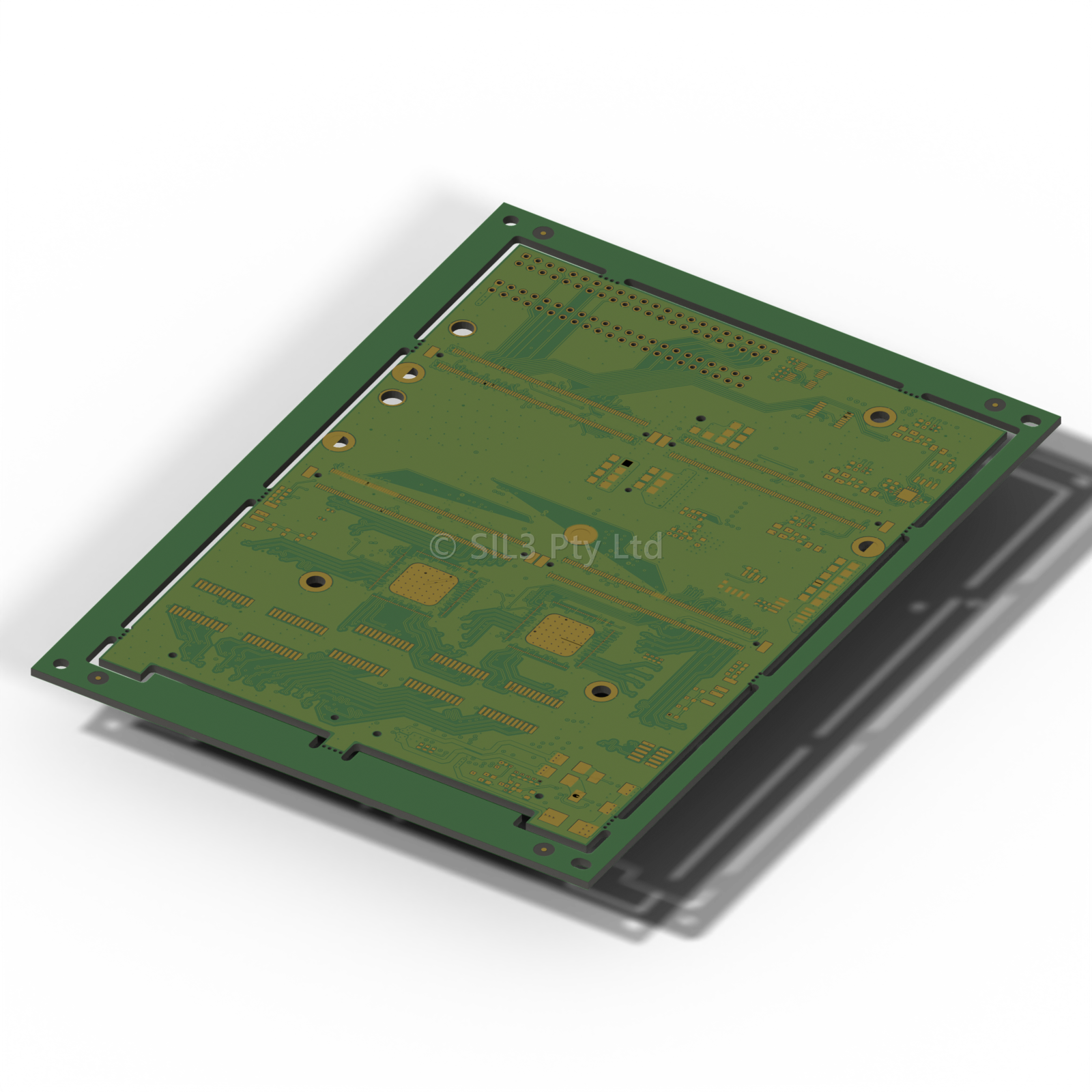 High-Performance Compute Module printed circuit board designed in-house