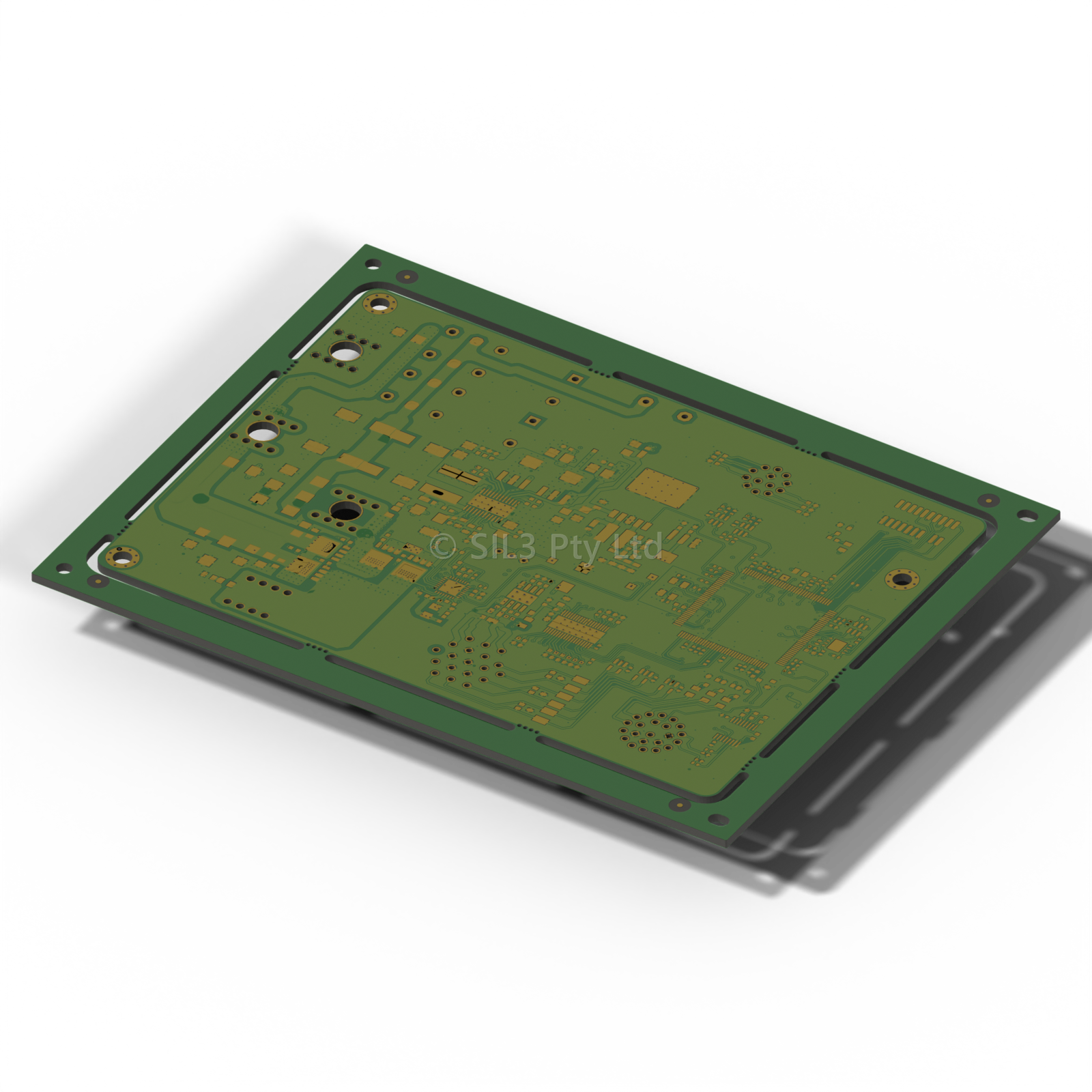 Interface Controller Board printed circuit board designed in-house