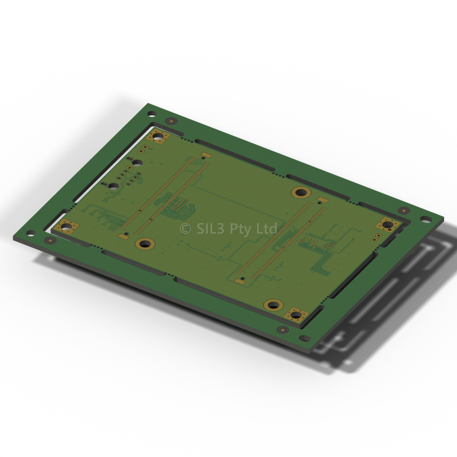 Machine Vision Camera Board printed circuit board designed in-house