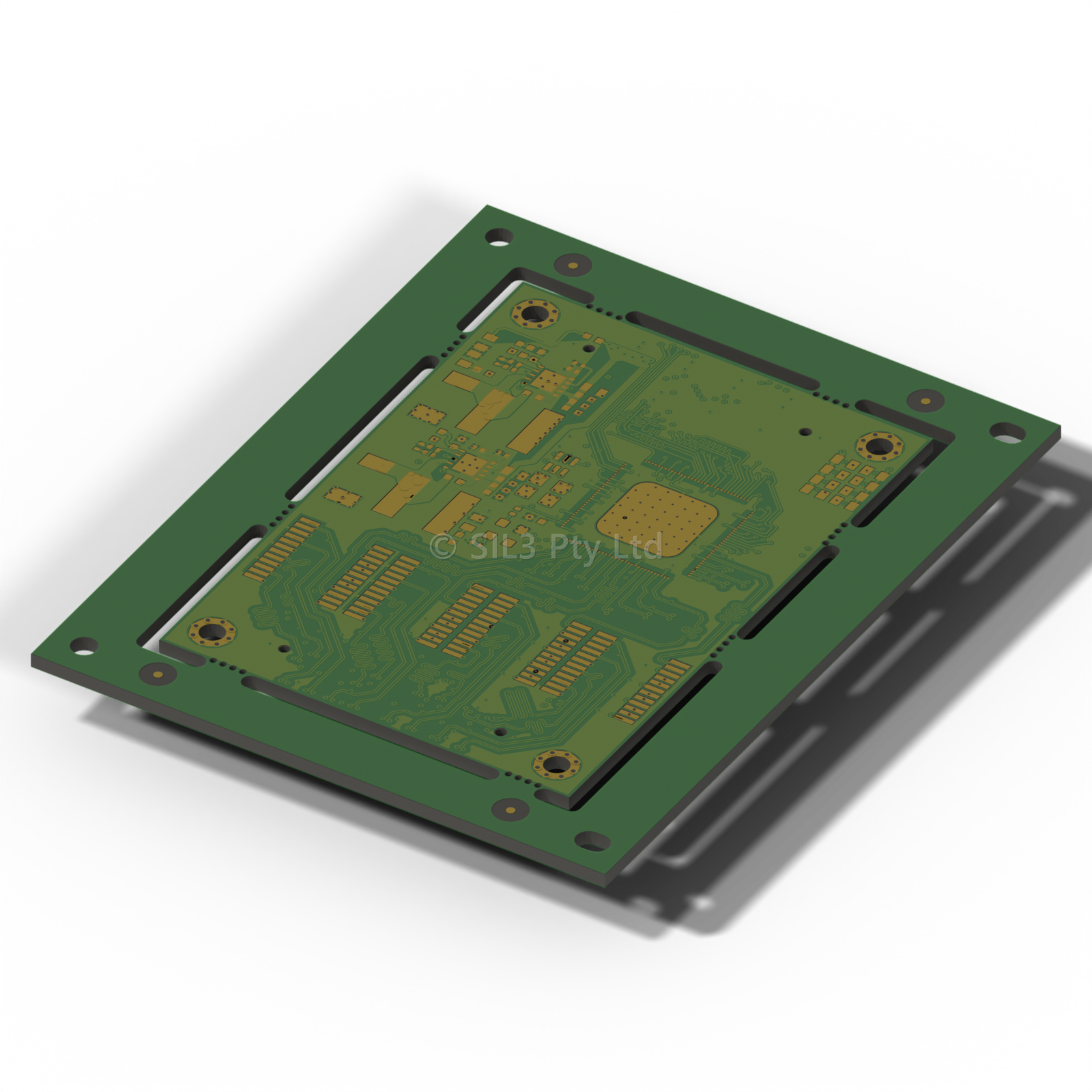 Managed Ethernet Switch Pod printed circuit board designed in-house