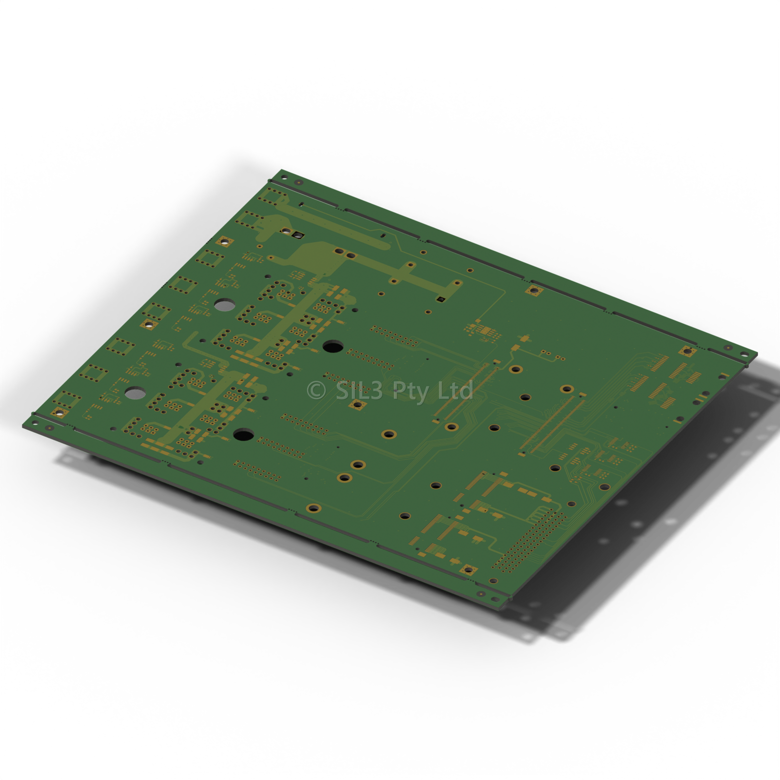Motion Controller Board printed circuit board designed in-house