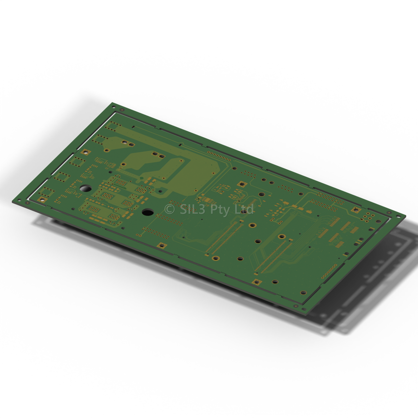 Motor Power Stage printed circuit board designed in-house