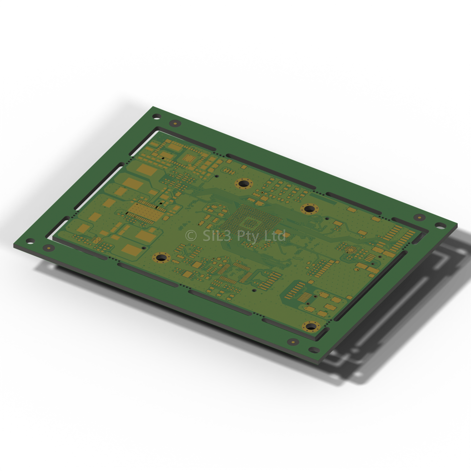Safety Controller Pod printed circuit board designed in-house