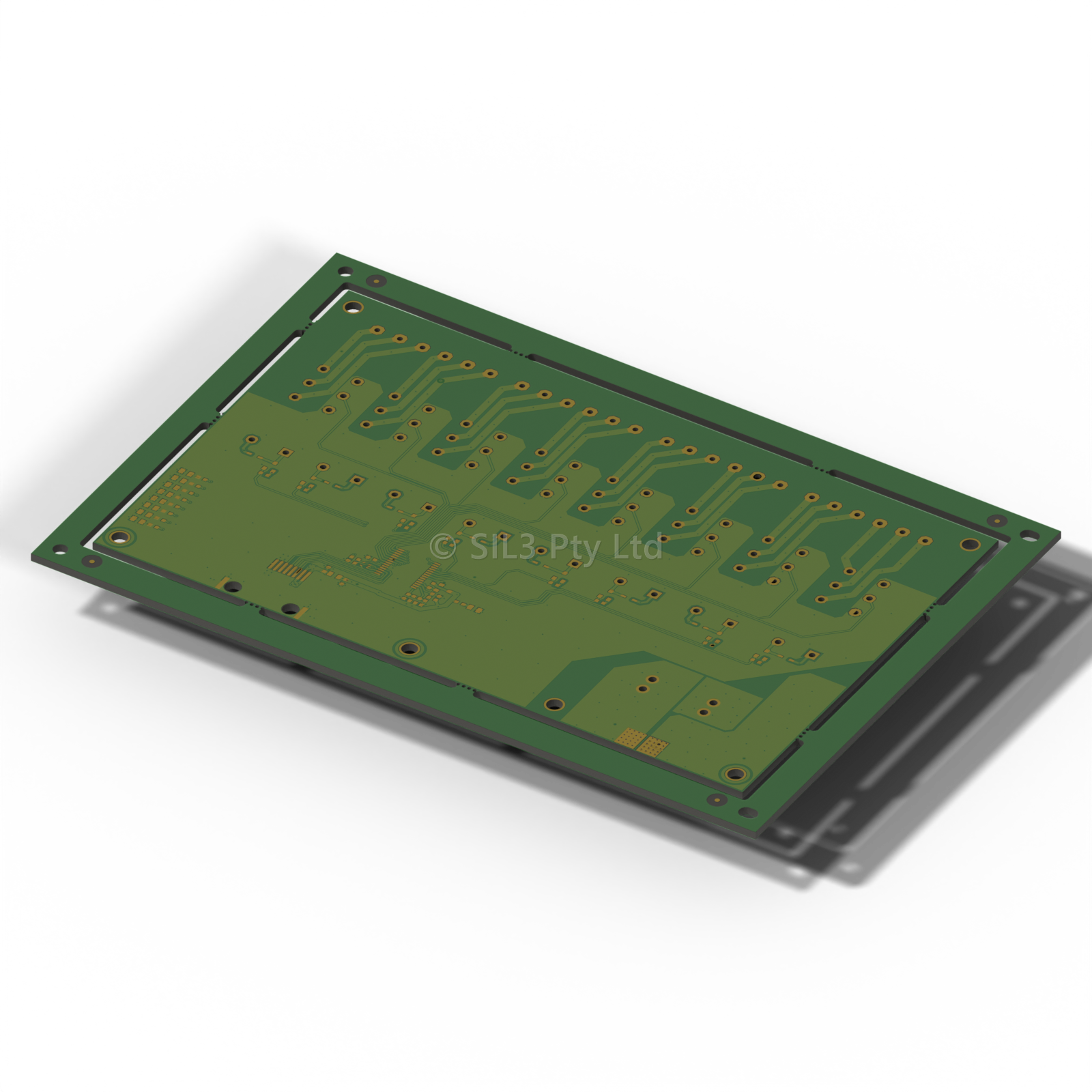 8-Channel SPI Interface Board printed circuit board designed in-house