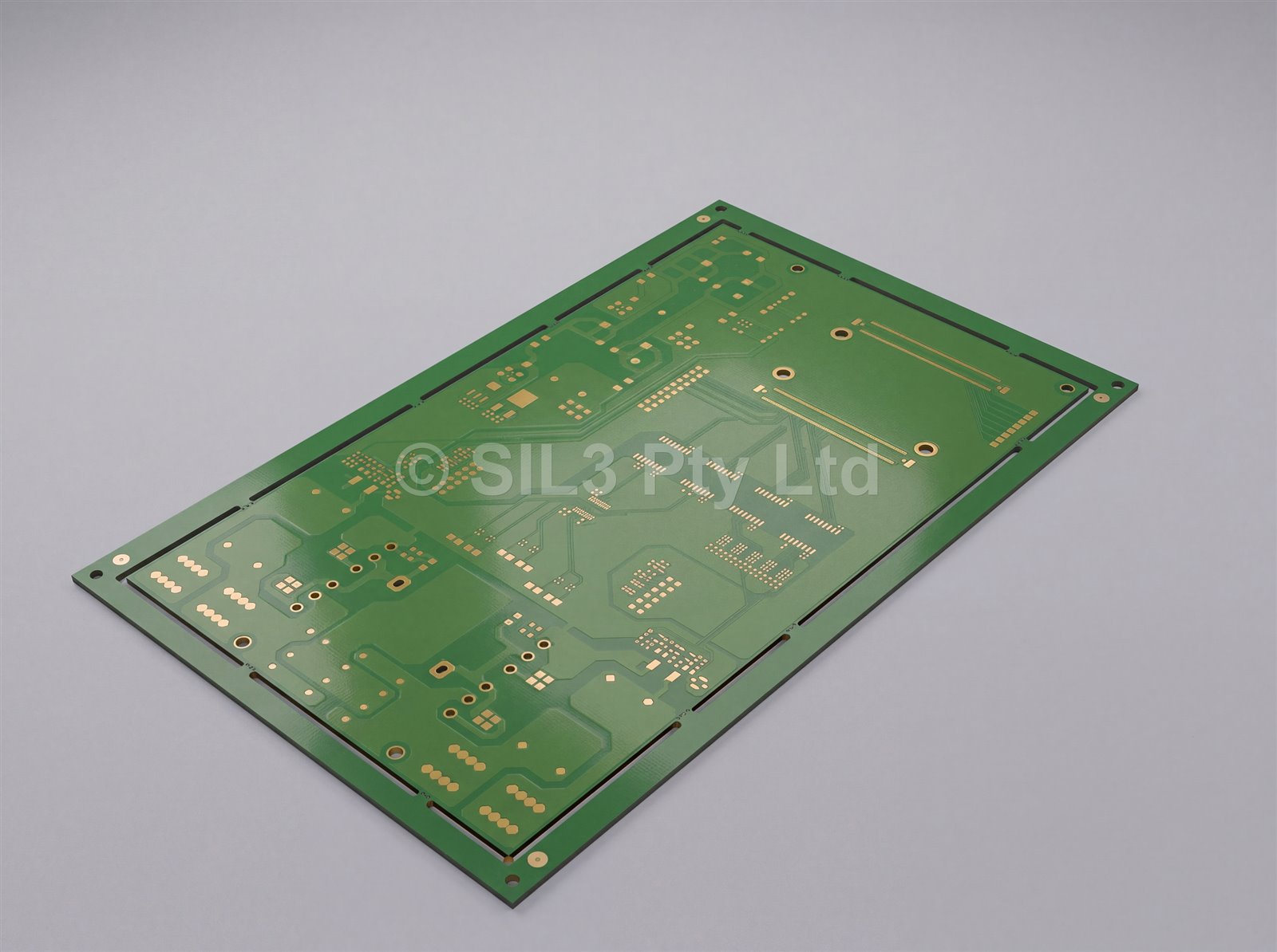 Bidirectional DC-DC Converter - bare printed circuit board designed in-house