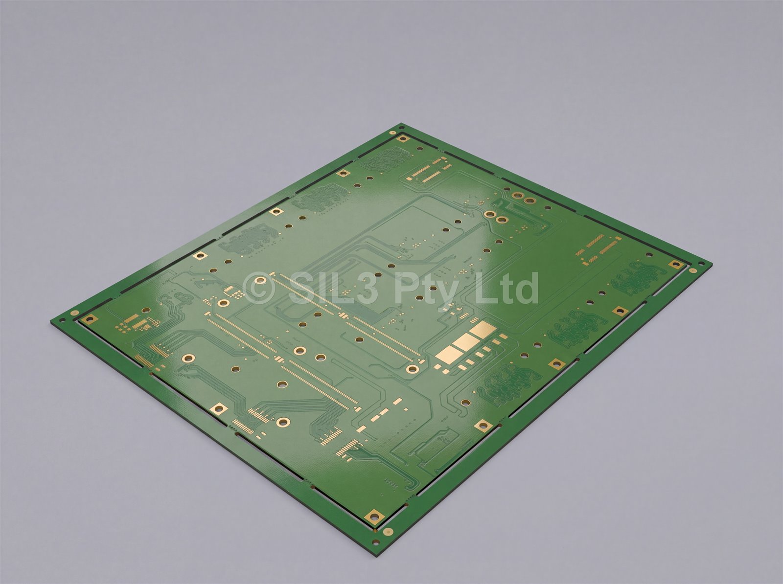 Ethernet Switch Module - bare printed circuit board designed in-house