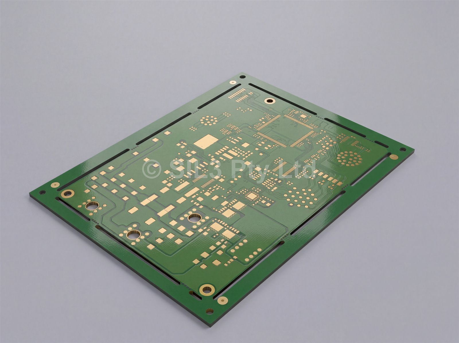Interface Controller Board - bare printed circuit board designed in-house