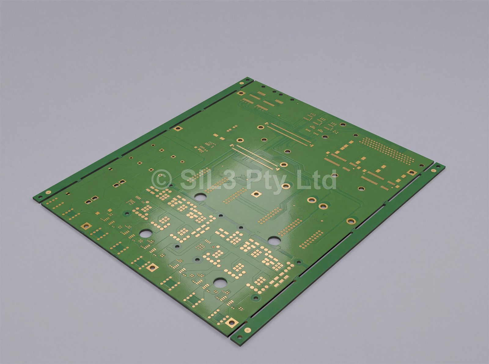 Motion Controller Board - bare printed circuit board designed in-house