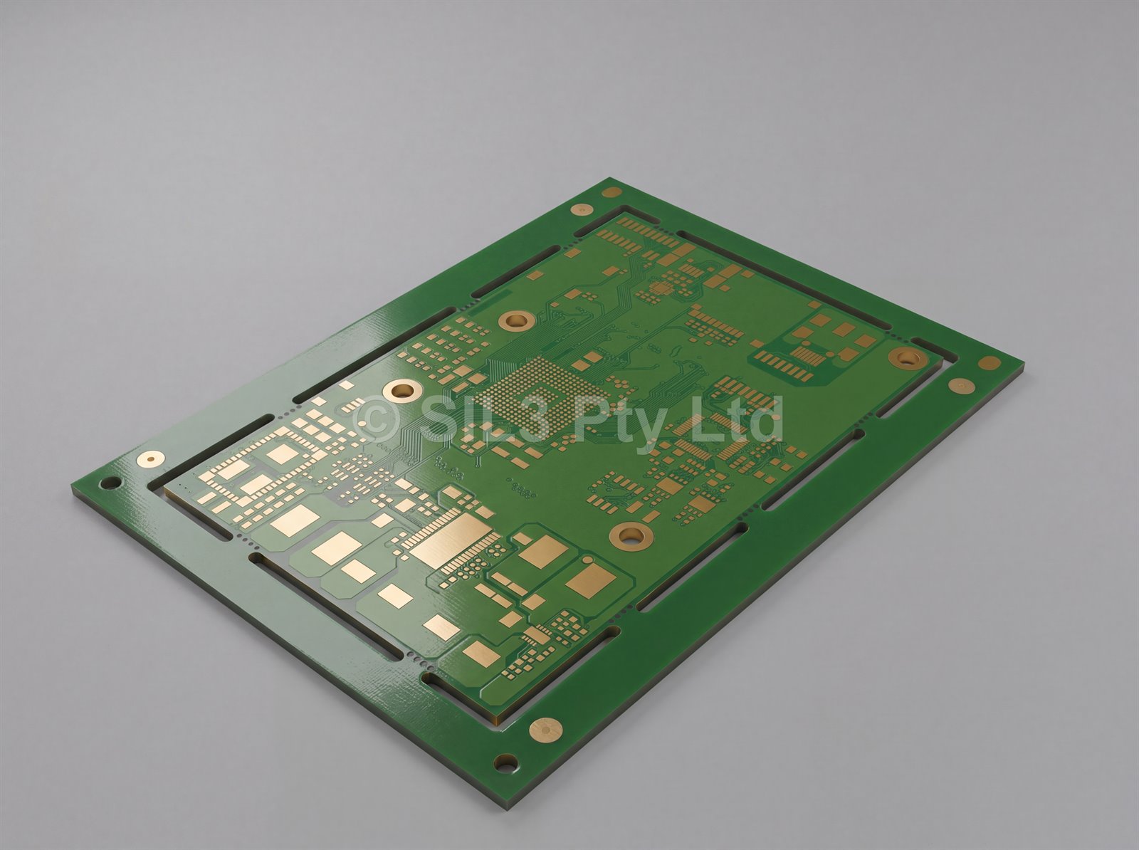 Safety Controller Pod - bare printed circuit board designed in-house