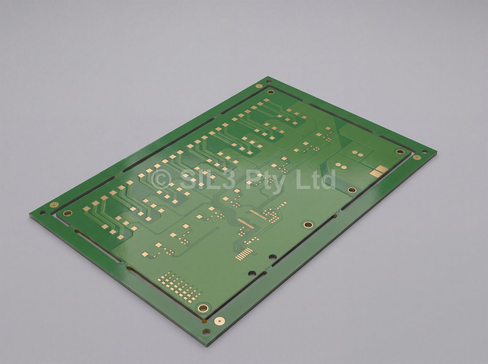 8-Channel SPI Interface Board - bare printed circuit board designed in-house
